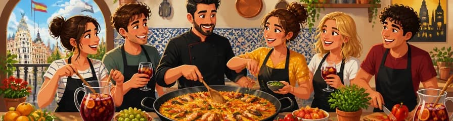 Taller de Paella y Sangría en Madrid: Una Experiencia Culinaria con Paurora Experiences