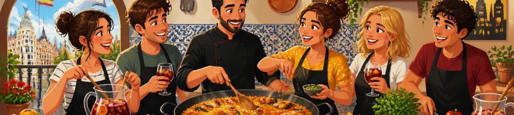 Taller de Paella y Sangría en Madrid: Una Experiencia Culinaria con Paurora Experiences