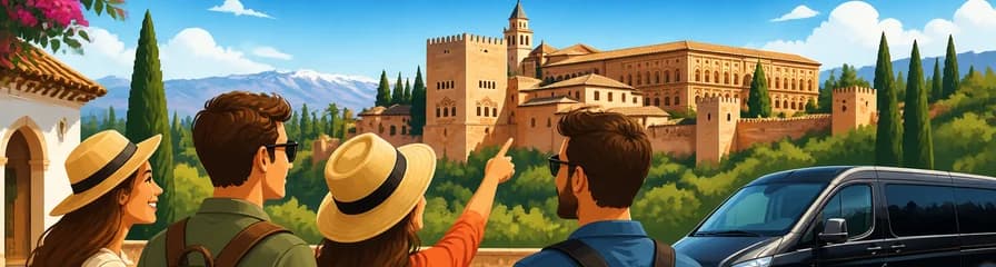 Descubre la Alhambra en una excursión privada desde Marbella: incluye transporte y acceso sin esperas