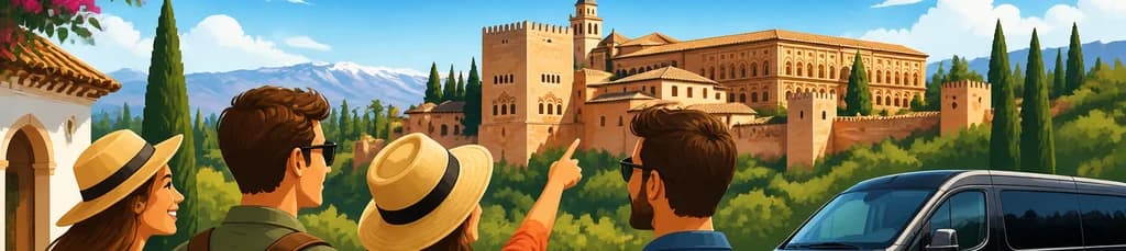 Descubre la Alhambra en una excursión privada desde Marbella: incluye transporte y acceso sin esperas