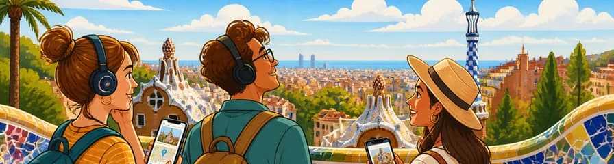 Admisión al Park Güell con guía de audio