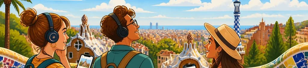 Admisión al Park Güell con guía de audio