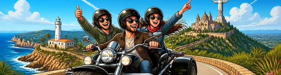 Recorrido en Trike por Cala Millor: ¡Explora Mallorca con solo tu carné de conducir B!