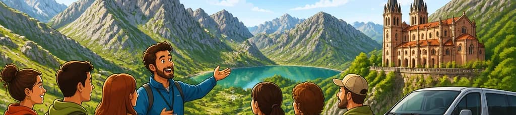 Descubre los Picos de Europa: Lagos de Covadonga y Santuario desde Oviedo