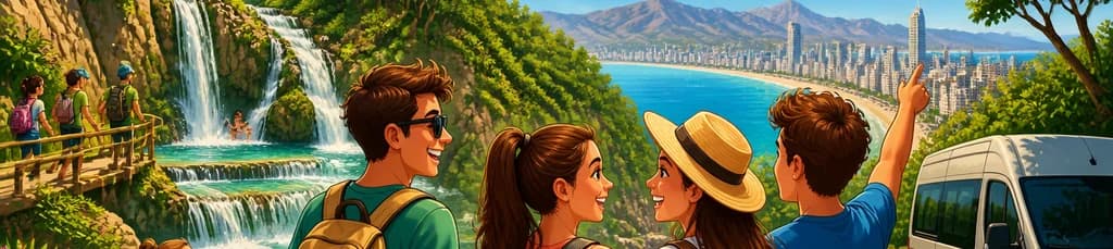Tour a las Cascadas del Algar y Benidorm desde Alicante