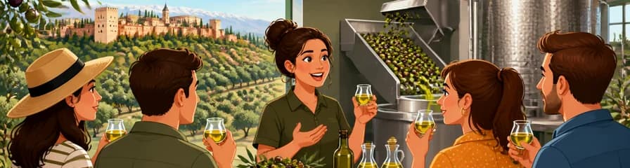 Exploración guiada y cata sensorial exclusiva del Aceite de Oliva Virgen Extra en Granada