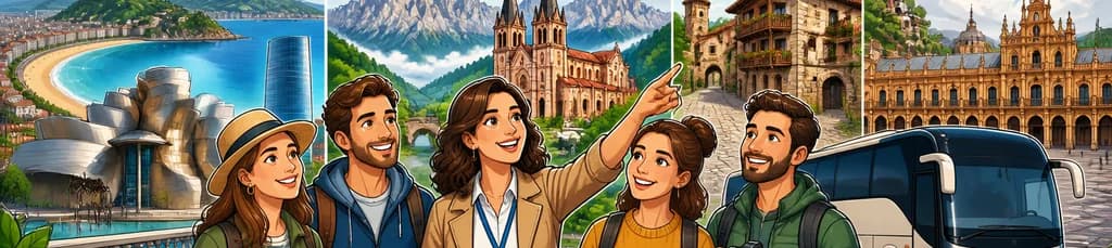 Recorrido guiado de 4 días por la España Verde desde Barcelona