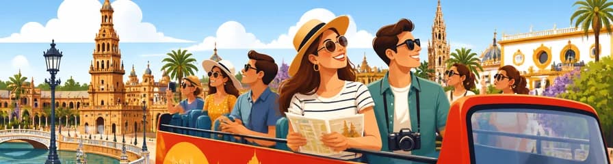 Experiencia Completa en Sevilla: Bus Turístico, Crucero y Paseo a Pie