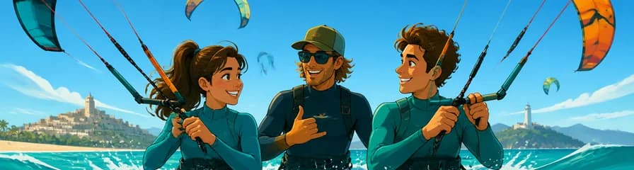 Experimenta el kitesurf en Tarifa: lecciones semiprivadas para cualquier habilidad