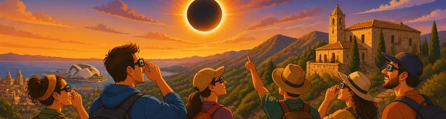 Experiencia de eclipse total en Valencia, España