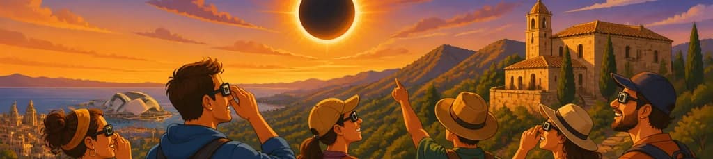 Experiencia de eclipse total en Valencia, España