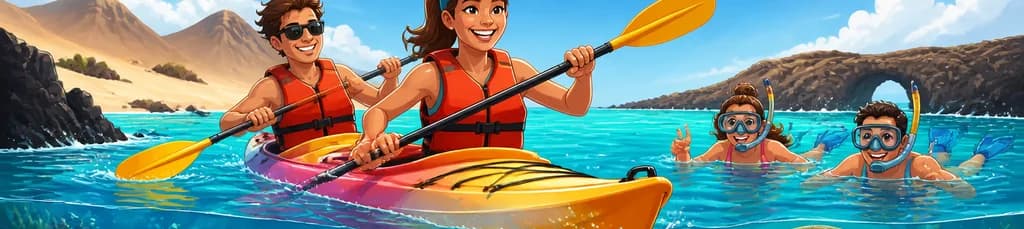 Descubre Playa Papagayo: Excursión en Kayak y Snorkel