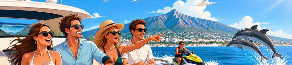 Recorrido Exclusivo en Yate por Estepona: Avistamiento de Delfines, Baño y Relajación