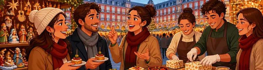 Recorrido de Mercado a Mesa: Tour de Tapas y Clase de Turrón en Madrid