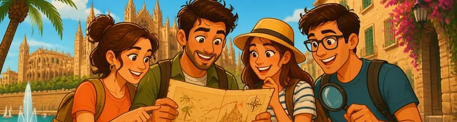 Aventura de búsqueda del tesoro para equipos en Palma de Mallorca