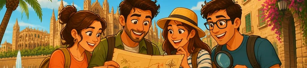 Aventura de búsqueda del tesoro para equipos en Palma de Mallorca
