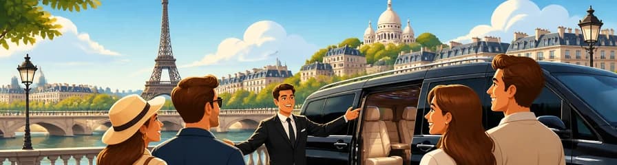 Descubre la capital francesa: un exclusivo recorrido urbano en minivan VIP de lujo