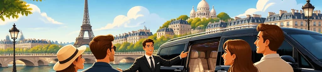 Descubre la capital francesa: un exclusivo recorrido urbano en minivan VIP de lujo