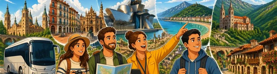 Recorrido guiado de 4 días por el norte de España con salida desde Madrid