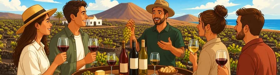 Visita a viñedos con degustación de vinos y manjares locales