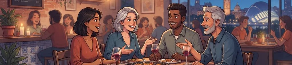 Proyecto 100 Ciudades: Valencia | Cena para Entablar Nuevas Amistades