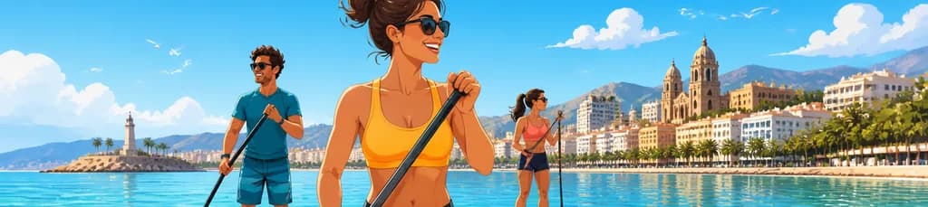 Disfruta de una jornada de Paddle Surf (SUP) en Málaga