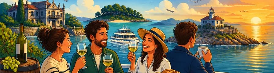 Travesía por las Rías Baixas: Cata de Vinos y Descubrimiento de Islas Escénicas
