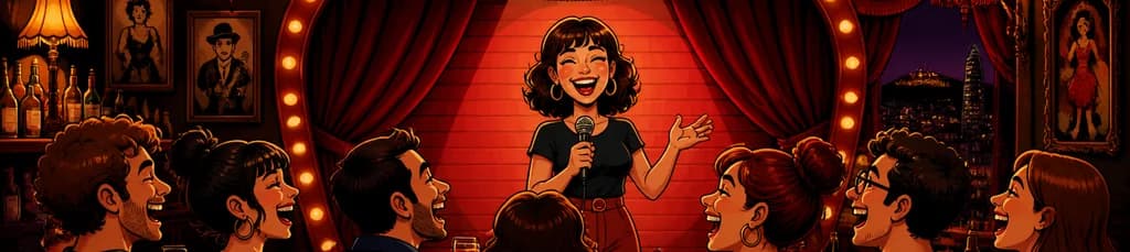 Noches de humor en el Tinta Roja Comedy Club de Barcelona