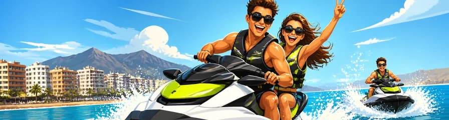 Experimenta la emoción en Fuengirola: Alquiler de Jet Ski por 30 minutos o una hora