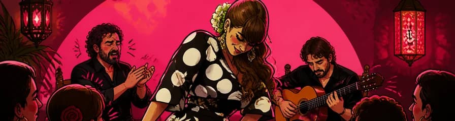 Adela Campallo en un espectáculo íntimo de flamenco