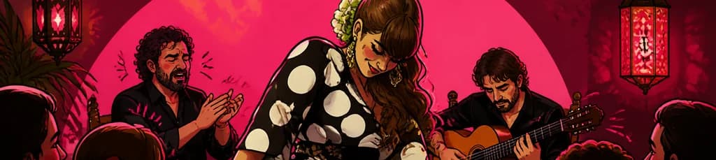 Adela Campallo en un espectáculo íntimo de flamenco