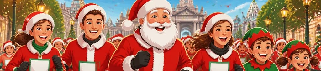 Carrera de Papá Noel de El Corte Inglés