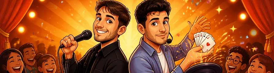 Descubre "Chistes y Chisteras": Un Show de Magia y Comedia con Sergio Alamar y Juanan Casbel