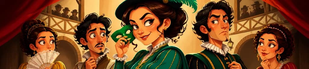 La representación de Don Gil de las Calzas Verdes en el marco del Festival Corral de Cervantes