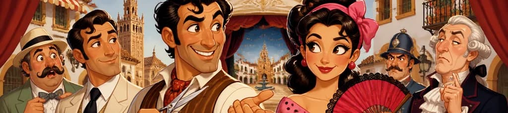 La ópera "El Barbero de Sevilla"