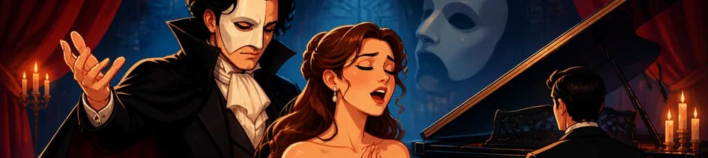 Disfruta de El Fantasma de la Ópera en un Concierto para Piano y Voz