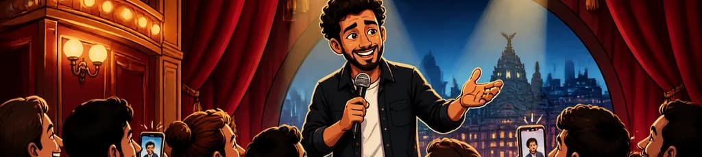 Yunez Chaib presenta su espectáculo de humor en vivo