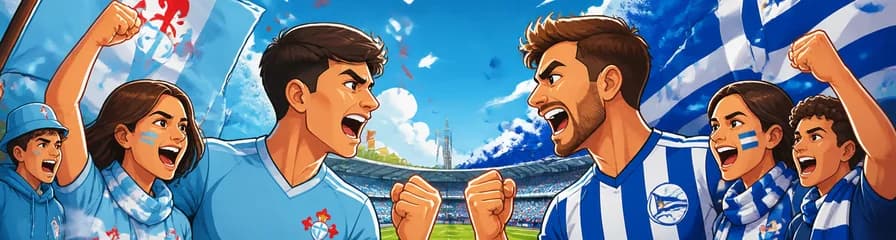 Partido de fútbol Celta contra Deportivo Alavés