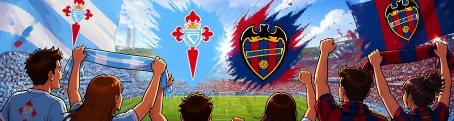 Partido de fútbol entre Celta y Levante UD