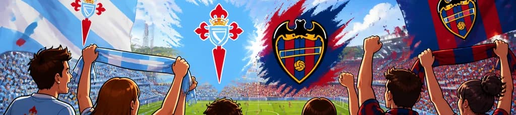 Partido de fútbol entre Celta y Levante UD