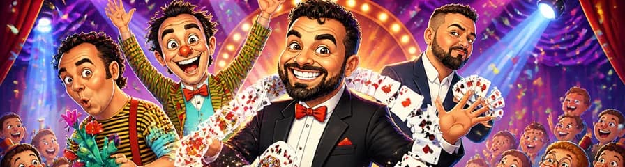 Un espectáculo de payasos con grandes dosis de magia