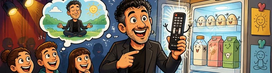 Descubre el propósito del control remoto en el refrigerador: una experiencia teatral con Fernando Tobías