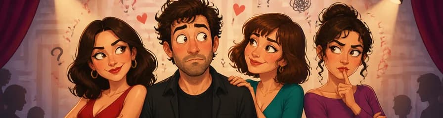 La obra teatral "Tres Mujeres y un Hombre"