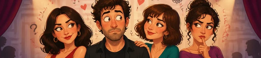 La obra teatral "Tres Mujeres y un Hombre"
